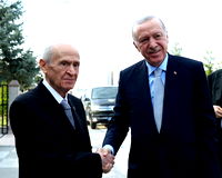 Cumhurbaşkanı Erdoğan, Devlet Bahçeli'yi ziyaret etti