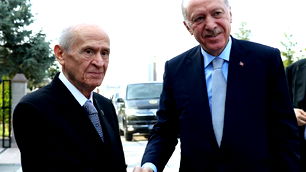Cumhurbaşkanı Erdoğan, Devlet Bahçeli'yi ziyaret etti
