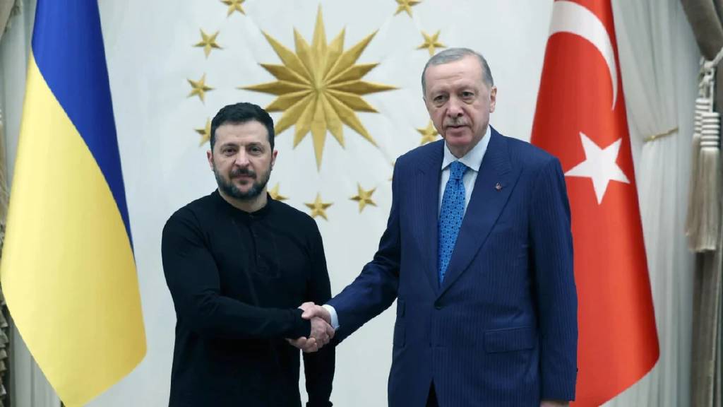 Cumhurbaşkanı Erdoğan ile görüşen Zelensky'den açıklama: "Erdoğan'a minnettarım"