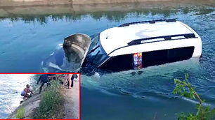 Adana'da bir garip olay! Sulama kanalına uçtu, yardımları reddetti