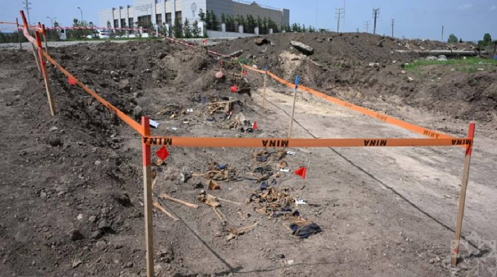 Hocalı ve Şuşa'da, toplu mezarlar bulundu