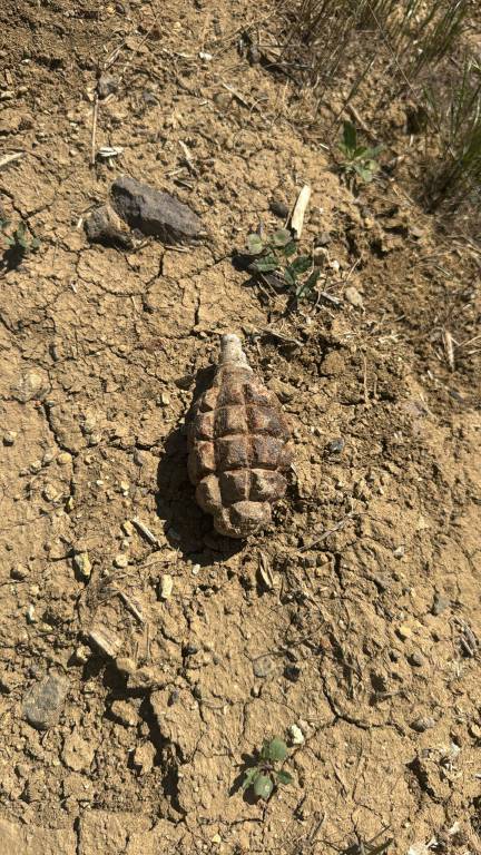 Ankara’da, 104 yıllık patlamamış el bombası bulundu