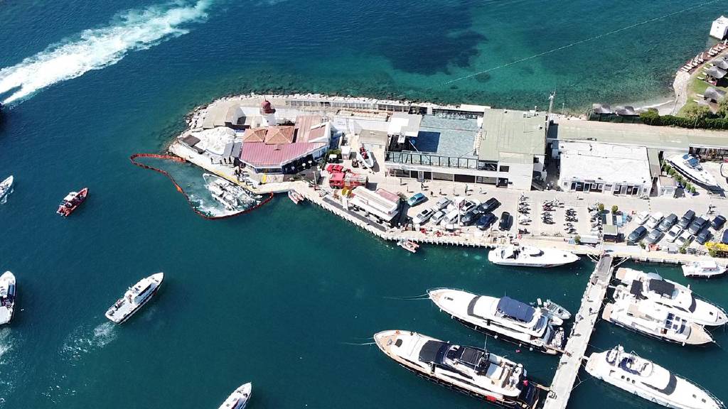 Bodrum'da teknede patlama: 3 yaralı