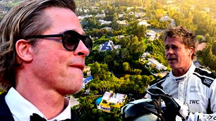 Yeni filmi için ülke ülke gezen Brad Pitt'in evi yağmalandı!