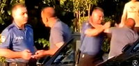 Denizli'de polis ile vatandaş yumruk yumruğa kavga etti