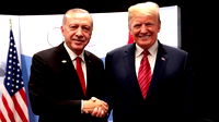 Cumhurbaşkanı Erdoğan, Donald Trump ile bir araya geldi