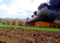 Ankara'da tavuk çiftliğinde yangın!