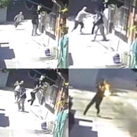 Amca yeğenini yakmıştı! O anların görüntüsü ortaya çıktı…