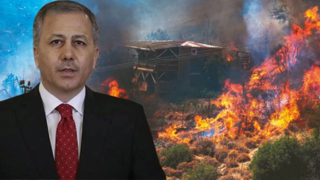 Bakan Yerlikaya'dan orman yangınlarıyla ilgili açıklama
