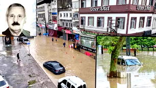 Sağanak vurdu, Trabzon çamura bulandı: Kayıp kişi için arama sürüyor