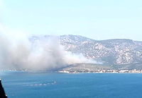 İzmir'de orman yangını