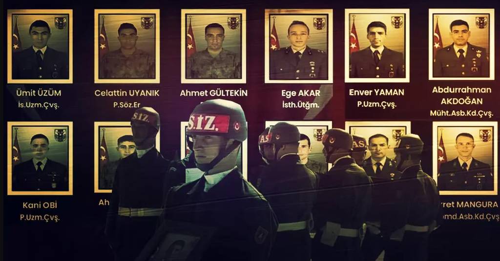 Türkiye şehitlerini uğurladı! 12 kahramana son veda…
