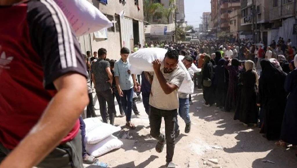 İsrail’den Gazze’de vahşet: Un çuvalı taşıyan sivil drone ile vuruldu