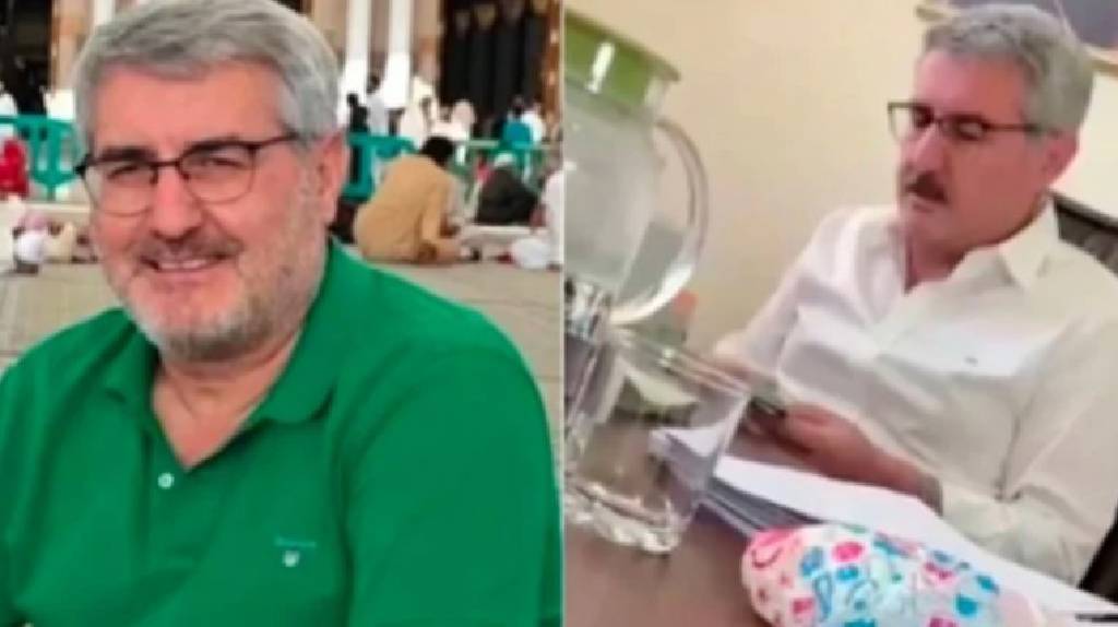 Para sayarken görüntülenen Diyanet görevlisi konuştu! “Bağış parası”
