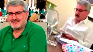 Para sayarken görüntülenen Diyanet görevlisi konuştu! “Bağış parası”