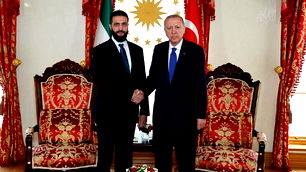 Cumhurbaşkanı Erdoğan, Ahmed Şara ile görüştü