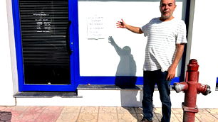 Sıcağa dayanamadı, iş yerini kapatıp gitti 