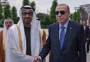 Cumhurbaşkanı Erdoğan, BAE lideri El Nahyan ile bir araya geldi