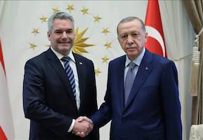 Cumhurbaşkanı Erdoğan, Avusturya Başbakanı Stocker ile görüştü