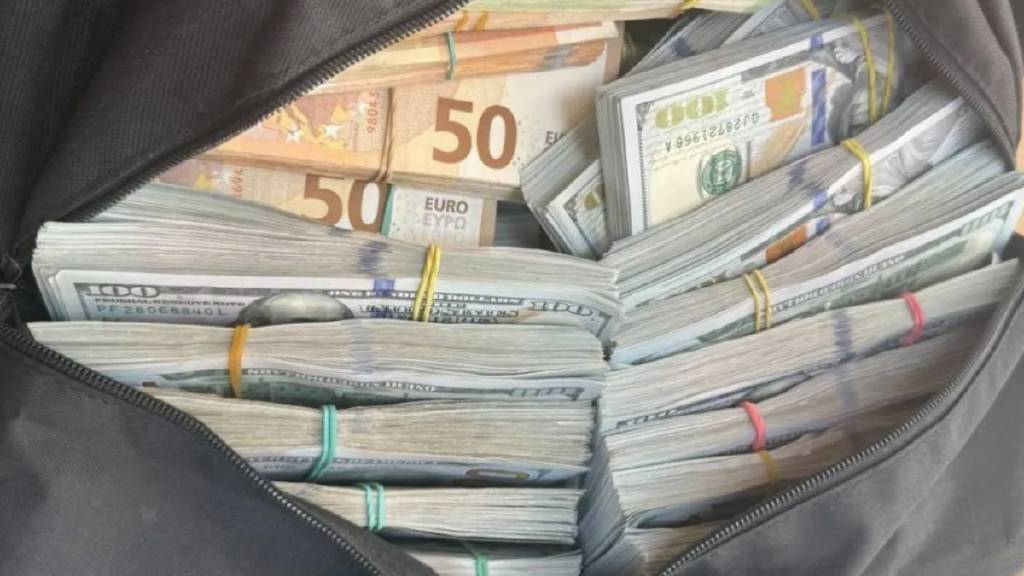 Edirne sınırında çantalar dolusu dolar, euro ve altın ele geçirildi