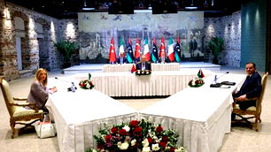 İstanbul'da Akdeniz zirvesi: Cumhurbaşkanı Erdoğan, Meloni ve Dibeybe ile görüşüyor