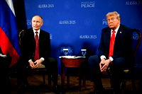 Alaska'da tarihi görüntüler! Trump ve Putin 6 yıl sonra yan yana