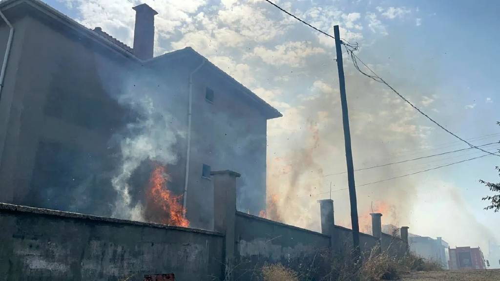Tekirdağ'da yangın paniği