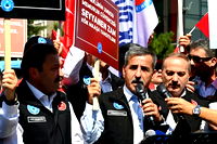 Hazine ve Maliye Bakanlığı önünde protesto gerçekleşti