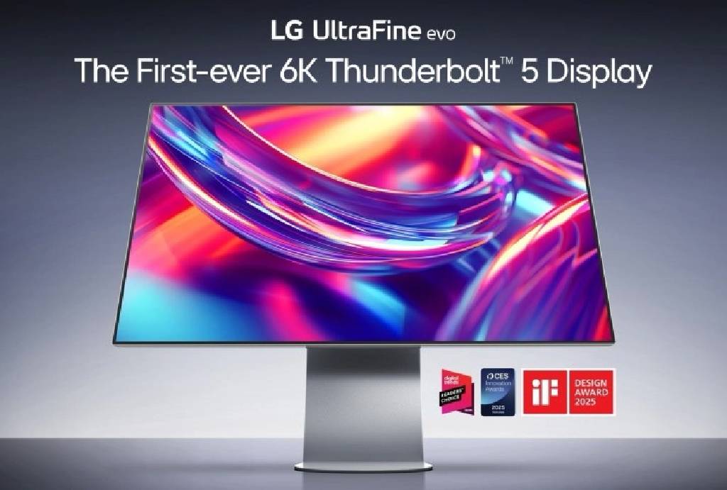 Dünyanın ilk Thunderbolt 5 bağlantılı 6K monitörü satışa çıkıyor