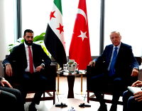 Cumhurbaşkanı Erdoğan, Ahmed Şara ile görüştü