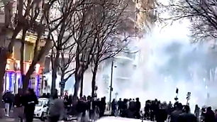 YPG/SDG yandaşlarından Fransa'da provokasyon