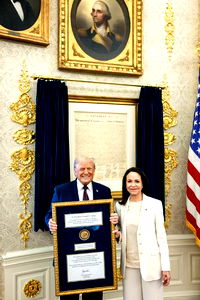 Venezuela muhalefet lideri, Nobel Barış Ödülü'nü Trump'a verdi