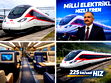 Milli elektrikli hızlı tren seti bu yıl raylara iniyor