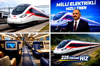 Milli elektrikli hızlı tren seti bu yıl raylara iniyor