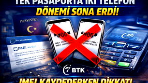 Tek pasaporta iki telefon dönemi sona erdi