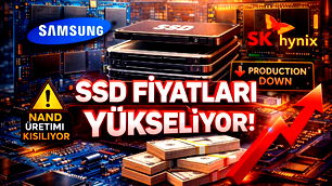 SSD fiyatları yükselişte