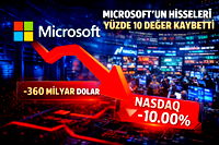 Microsoft hisseleri %10 değer kaybetti