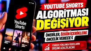 Youtube Shorts algoritması değişiyor
