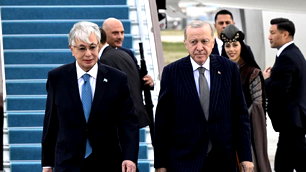Kazakistan Cumhurbaşkanı Tokayev Ankara'da: Erdoğan karşıladı