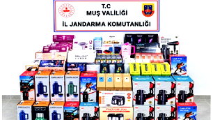 Muş'ta 700 bin lira değerinde gümrük kaçağı ürün ele geçirildi