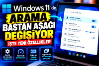 Windows 11'in arama sistemi tamamen yenileniyor