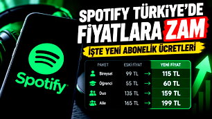 Spotify Türkiye'de aboneleri üzecek haber