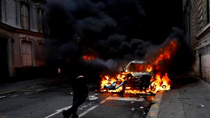 Paris'teki protestolarda 195 kişi gözaltına alındı