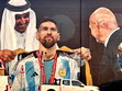 Messi'nin Dünya Kupası anı Katar'da dev duvar resmine dönüştü