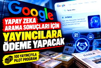 Google'dan yapay zeka için yayıncılara ödeme