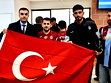 Trabzonspor, KuPS maçı için Finlandiya'ya ulaştı