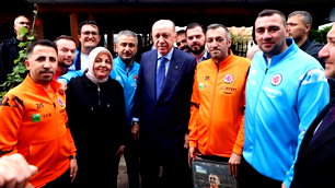 Erdoğan, İstanbul Kastamonuspor yöneticilerini kabul etti
