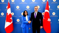 Dışişleri Bakanı Fidan, Kanadalı mevkidaşı Anand'ı Ankara'da ağırladı