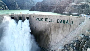 Yusufeli Barajı'ndan rekor üretim: Dört barajın verimi de arttı