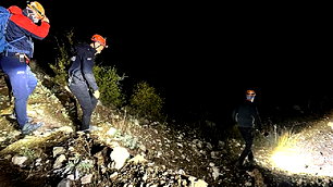 Isparta'da kanyonda mahsur kalan İHH gönüllülerinden 3'ü kurtarıldı